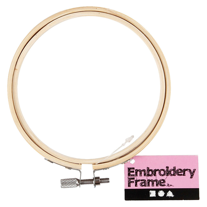 Load image into Gallery viewer, Creativ company borduurframe hout, ø 10cm
