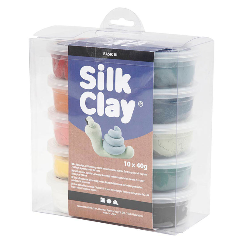 Load image into Gallery viewer, Creativ company silk clay, pastelkleuren, 10dlg.
