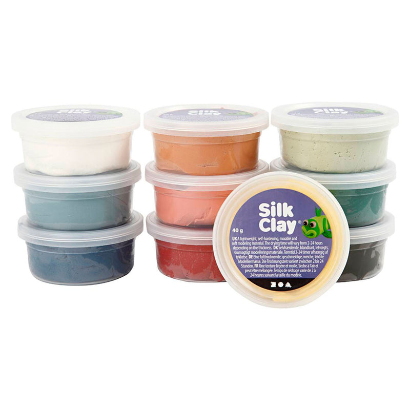 Load image into Gallery viewer, Creativ company silk clay, pastelkleuren, 10dlg.
