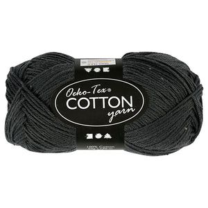Creativ company katoengaren, antraciet, 50gr, 170m