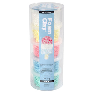 Creativ company https: www.cchobby.nl foam-clay-extra-large-diverse-kleuren-5x25-gr-1-doos
