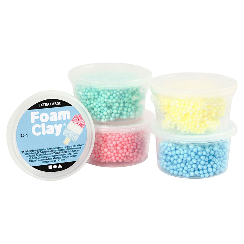 Load image into Gallery viewer, Creativ company foam clay extra large, 5 kleuren
