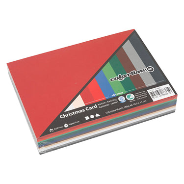Creativ company https: www.cchobby.nl kerst-karton-a6-vel-105x148-mm-180-gr-diverse-kleuren-120-div-vellen-1-doos