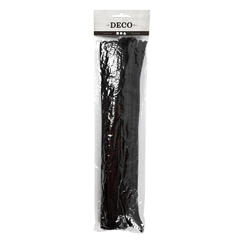 Load image into Gallery viewer, Creativ company chenille zwart 30cm, 50st.
