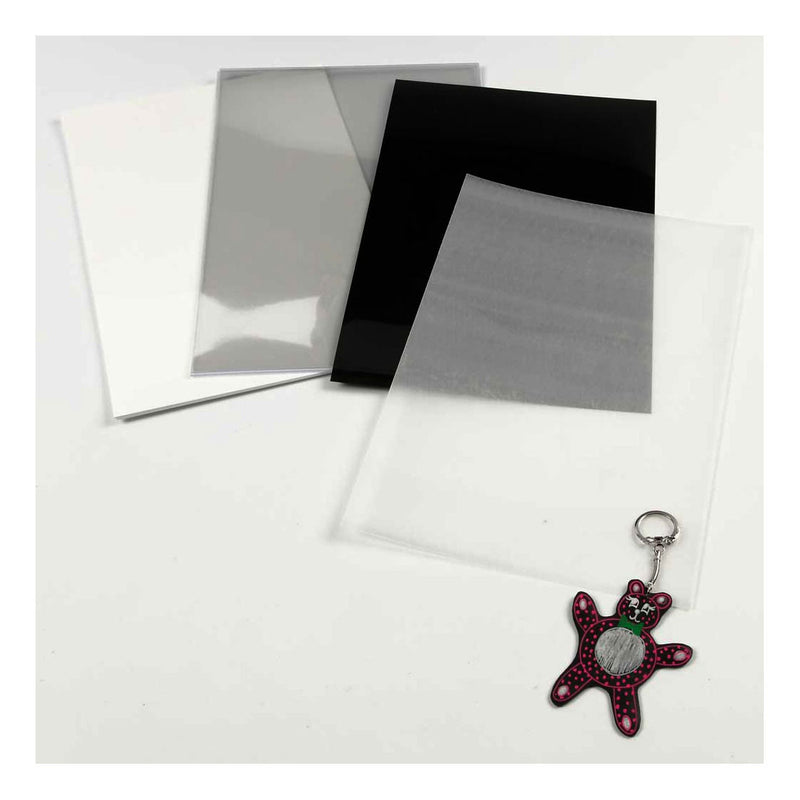 Load image into Gallery viewer, Creativ company https: www.cchobby.nl vellen-krimpfolie-vel-20x30-cm-dikte-0-3-mm-mat-wit-10-vel-1-doos
