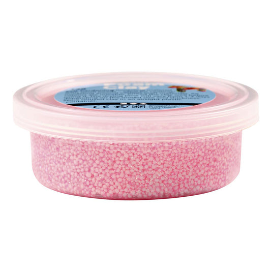 Foam clay ®, glitter, pastelkleuren, 14 gr, 6 doosje
