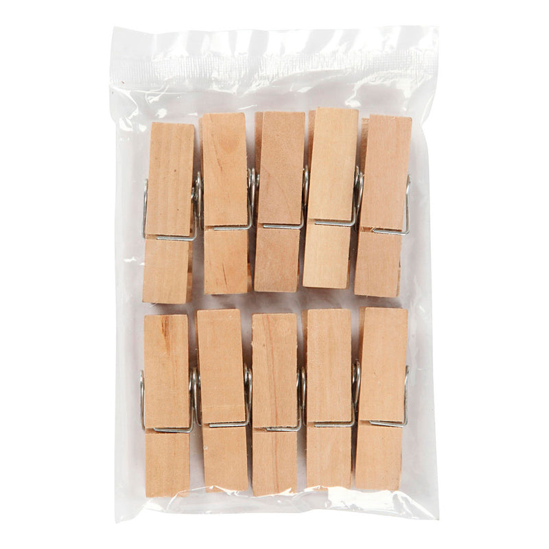 Load image into Gallery viewer, Creativ company http: www.cchobby.nl wasknijpers-l-7-2-cm-b-2-cm-10-stuk-1-doos

