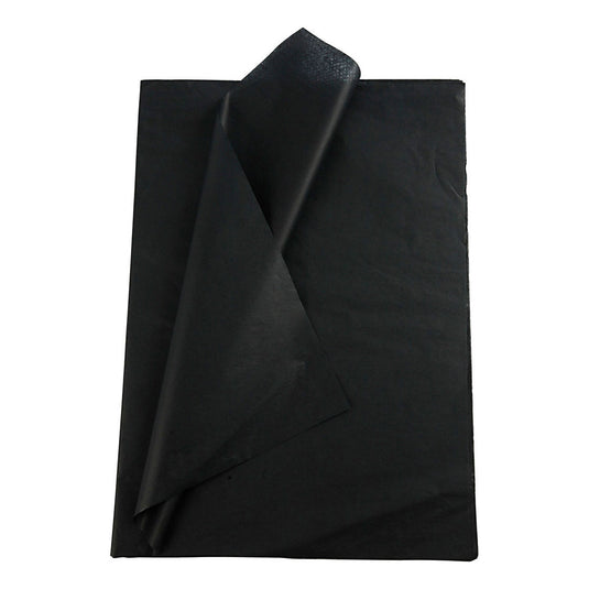 Creativ company tissuepapier, vel 50x70 cm, 17 gr, zwart, 10 vel 1 doos