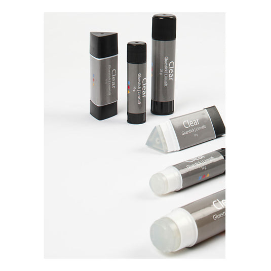 Creativ company transparante lijmstift, rond, 10 gr, 1 stuk