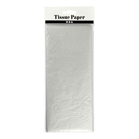 Creativ company tissuepapier zilver 6 vellen 14 gr, 50x70cm