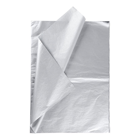 Creativ company tissuepapier, vel 50x70 cm, 17 gr, zilver, 6 vel 1 doos