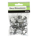 Creativ company http: www.cchobby.nl strasstenen-afm-6-10-14-mm-zilver-252-stuk-1-doos