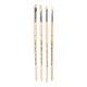 Creativ company http: www.cchobby.nl nature-line-kwasten-afm-00-1-2-4-l-18-5-19-cm-b-5-7-mm-plat-4-stuk-1-doos