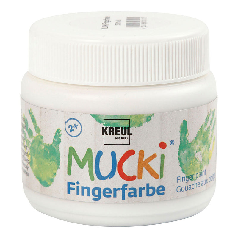 Load image into Gallery viewer, Creativ company mucki vingerverf wit, 150ml

