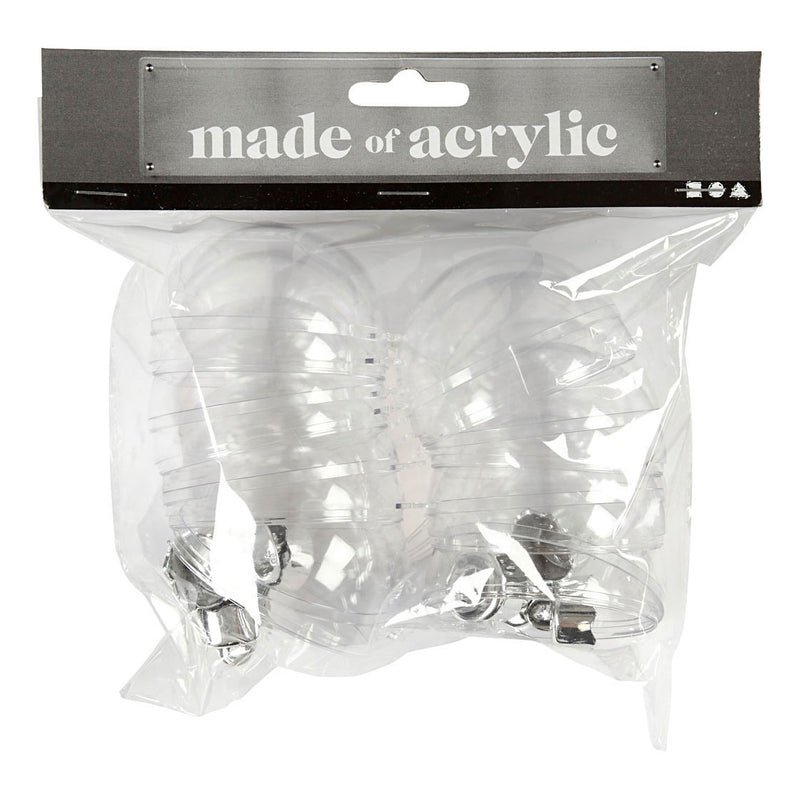 Load image into Gallery viewer, Creativ company deco ballen transparant 6cm, 8st.
