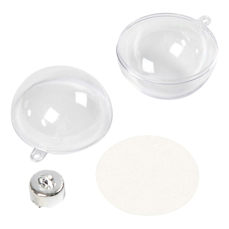 Load image into Gallery viewer, Creativ company deco ballen transparant 5cm, 10st.
