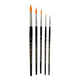 Creativ company http: www.cchobby.nl gold-line-penselen-afm-1-4-8-12-18-l-17-19-cm-b-1-7-mm-rond-5-stuk-1-doos