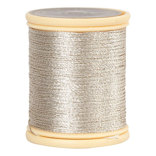 Creativ company dmc metallic draad zilver, 40m
