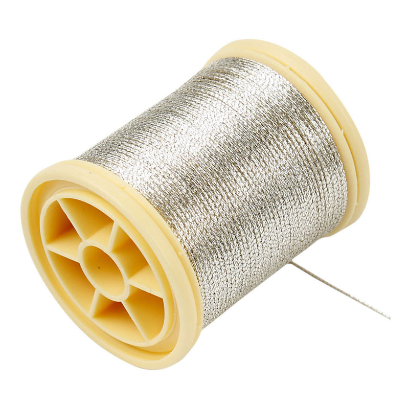 Load image into Gallery viewer, Creotime dmc metallic draad zilver, 40m
