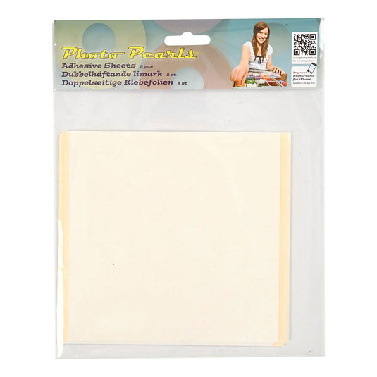 Creativ company foto kralen kleeffolie 15x15cm, 8 vellen