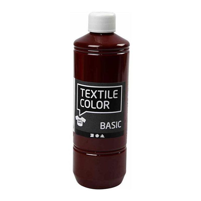 Load image into Gallery viewer, Creativ company textiel color verf - bruin, 500ml
