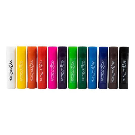 Creativ company soft color stick krijt kleur, 12st.