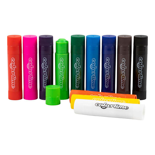 Creativ company http: www.cchobby.nl soft-color-stick-l-8-cm-diverse-kleuren-12-stuk-1-doos