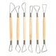 Creativ company https: www.cchobby.nl kleilusgereedschappen-ronde-kanten-l-20-cm-6-stuk-1-doos
