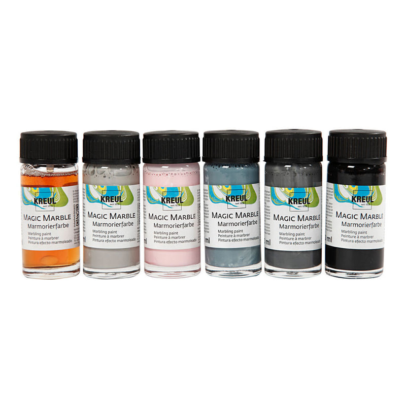 Load image into Gallery viewer, Creativ company magic marble verf pastelkleuren, 6x20ml
