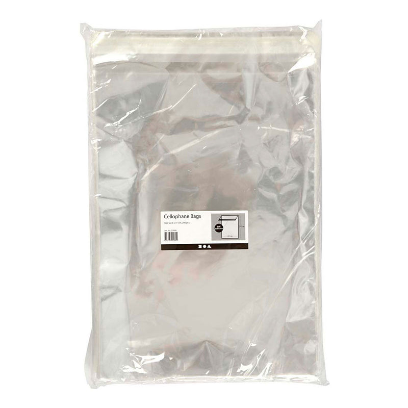 Load image into Gallery viewer, Creativ company cellofaan zakjes 31,2x22,5cm, 200st.
