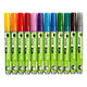 Creativ company glas- en porseleinstiften kleur glitter, 12st.