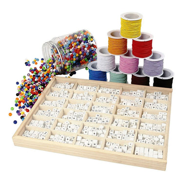 Creativ company https: www.cchobby.nl groepsset-letterkralen-voor-je-armband-1-set-97768