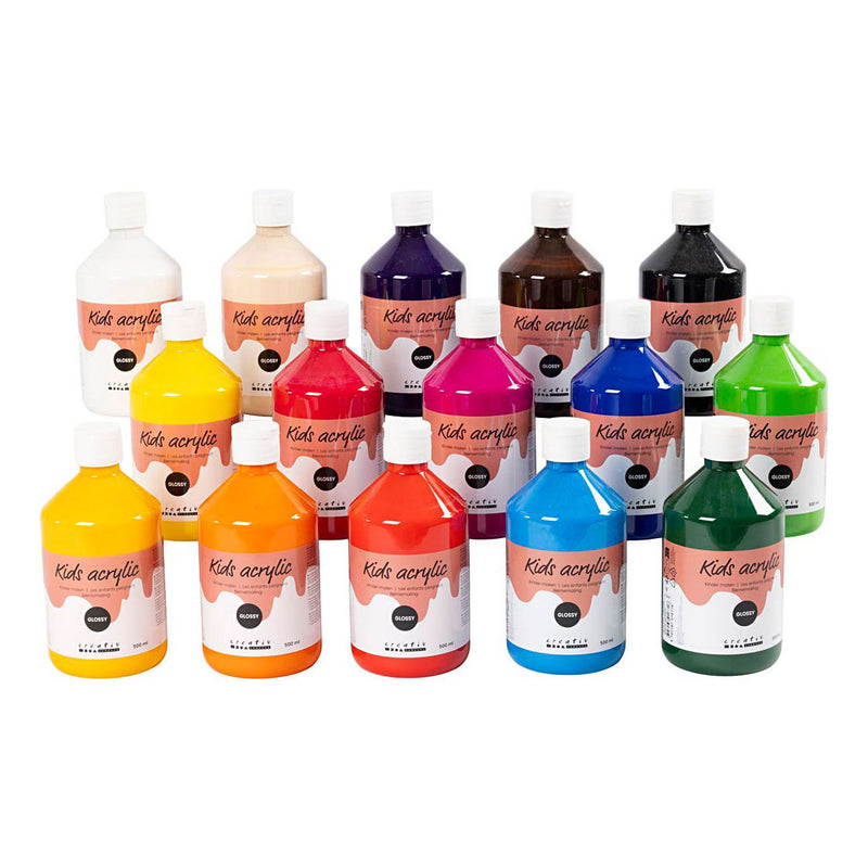 Load image into Gallery viewer, A-color acyrlverf glossy kleur semi-transparant, 15x500ml

