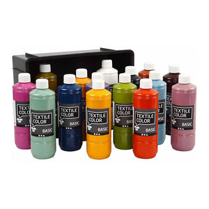 Creativ company textile color semi-dekkende textielverf, 15x500ml