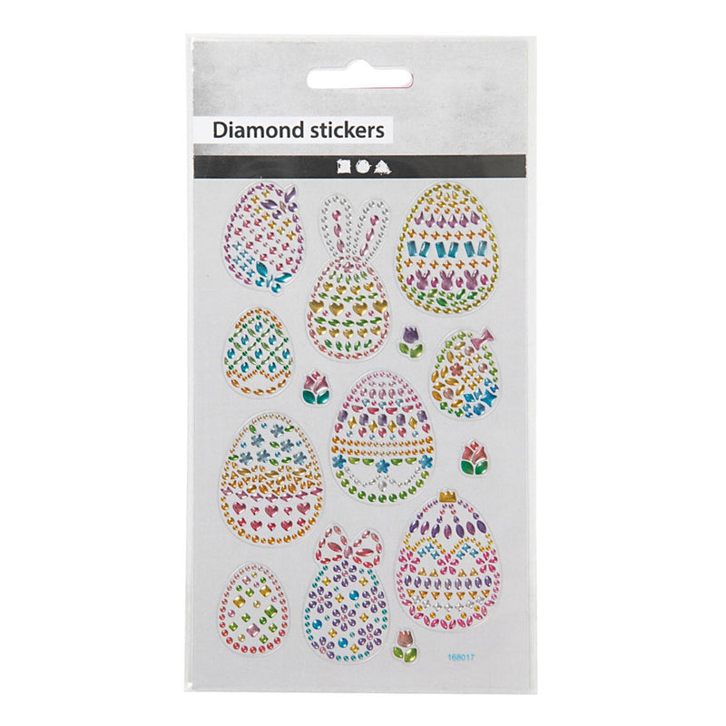 Load image into Gallery viewer, Creativ company diamant stickers paaseieren, 1 vel
