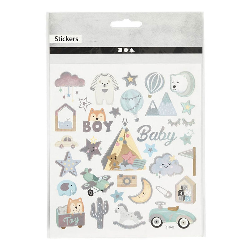 Load image into Gallery viewer, Creativ company stickers baby boy, 1 vel
