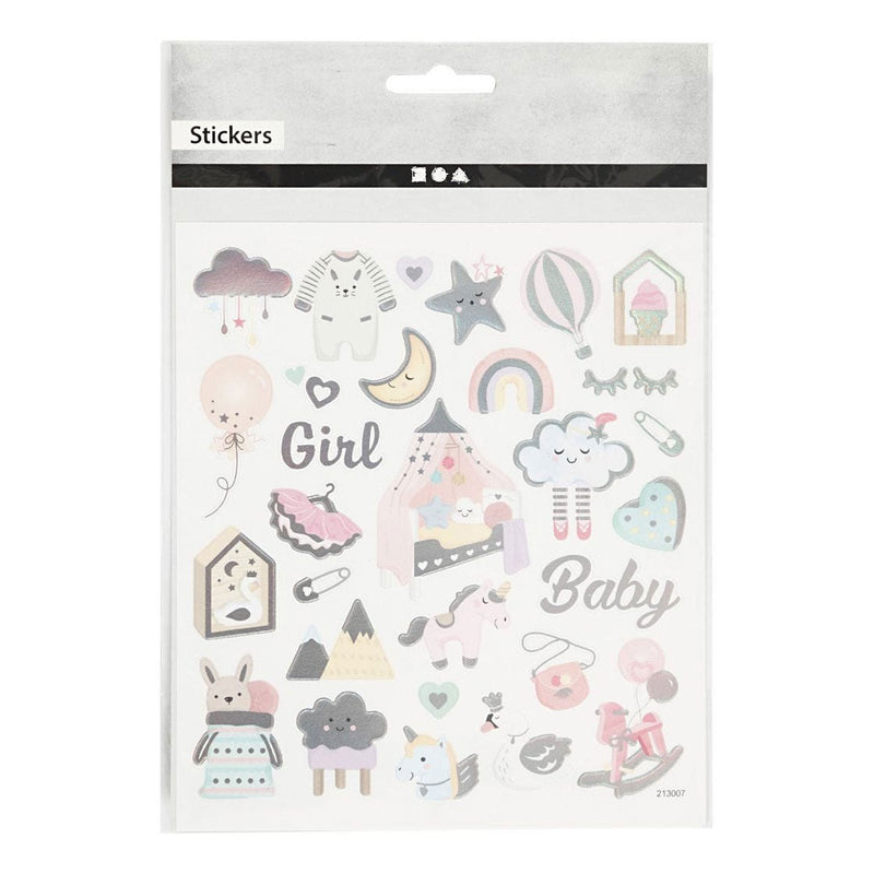 Load image into Gallery viewer, Creativ company stickers baby girl, 1 vel
