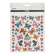 Creativ company stickers bloemen en vlinders, 1 vel