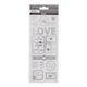 Creativ company http: www.cchobby.nl stickers-love-vel-10x24-cm-ca-14-stuk-zilver-1-vel