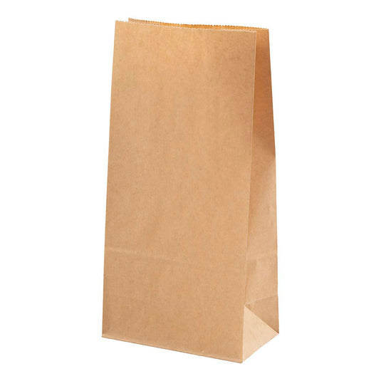 Creativ company papieren zakken, h: 22.5 cm, afm 6,5x11 cm, 50 gr, bruin, 10 stuk 1 doos