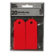 Creativ company http: www.cchobby.nl manilla-labels-afm-3x8-cm-220-gr-rood-20-stuk-1-doos