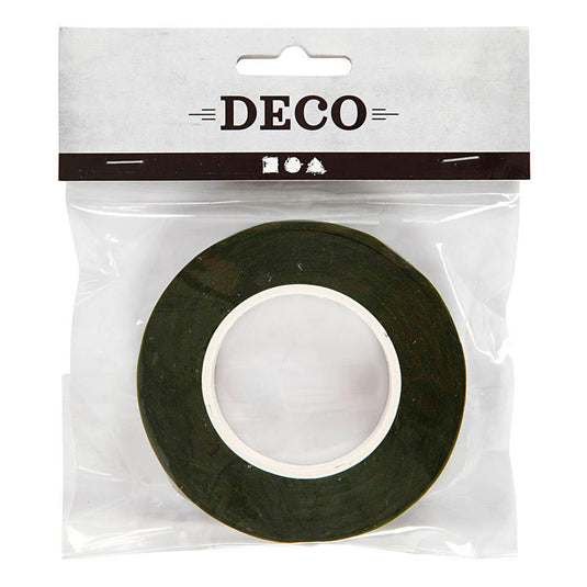 Creativ company http: www.cchobby.nl floral-tape-b-12-mm-donkergroen-27-m-1-rol