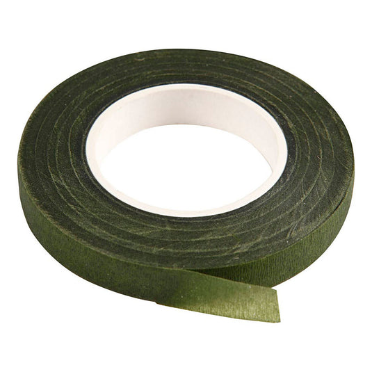 Creativ company http: www.cchobby.nl floral-tape-b-12-mm-donkergroen-27-m-1-rol
