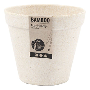 Creativ company bloempot bamboevezels, 10x11cm