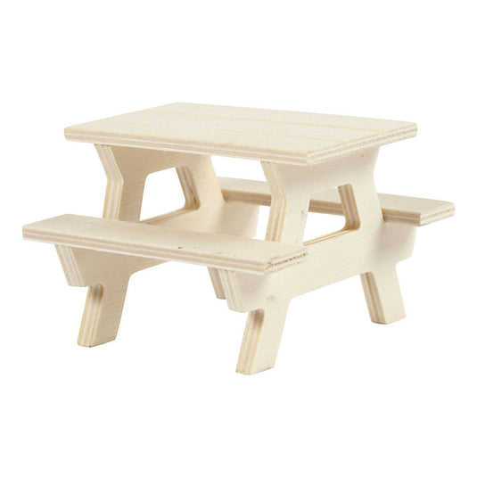 Creativ company houten mini picknicktafel