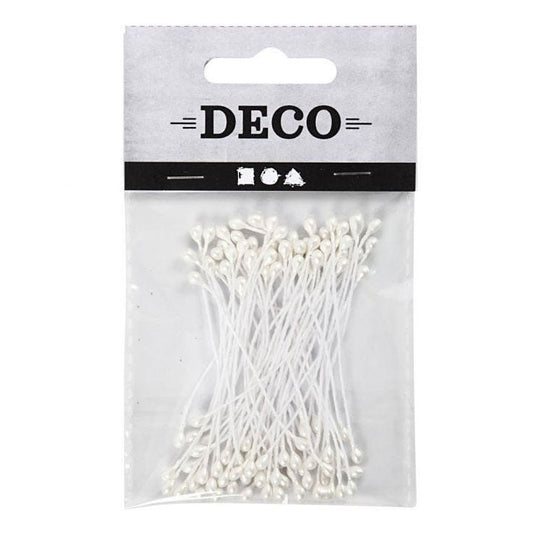 Creativ company https: www.cchobby.nl bloemmeeldraden-l-6-4-cm-d-2-mm-wit-parelmoer-100-stuk-1-doos