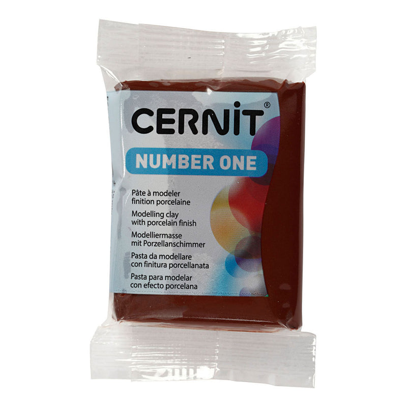 Load image into Gallery viewer, Creativ company cernit boetseerklei bruin, 56 gram
