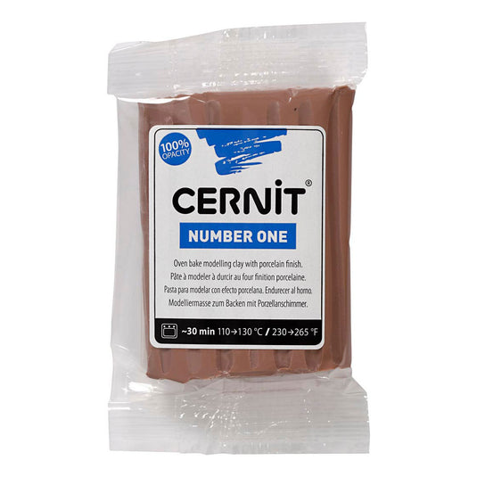 Creativ company cernit boetseerklei taupe, 56 gram