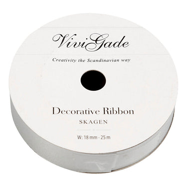 Creativ company cadeaulint mat zilver, 25m