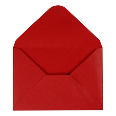 Happy moments enveloppen 11,5 x 16 cm 10 stuks 110 gr rood